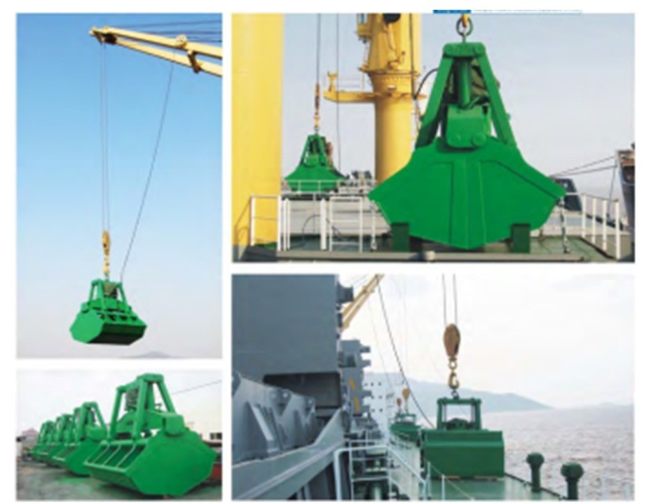 Cuchara de bibalva electrohidraulica